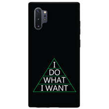 DistinctInk® Hard Plastic Snap-On Case for Apple iPhone or Samsung Galaxy - I Do What I Want