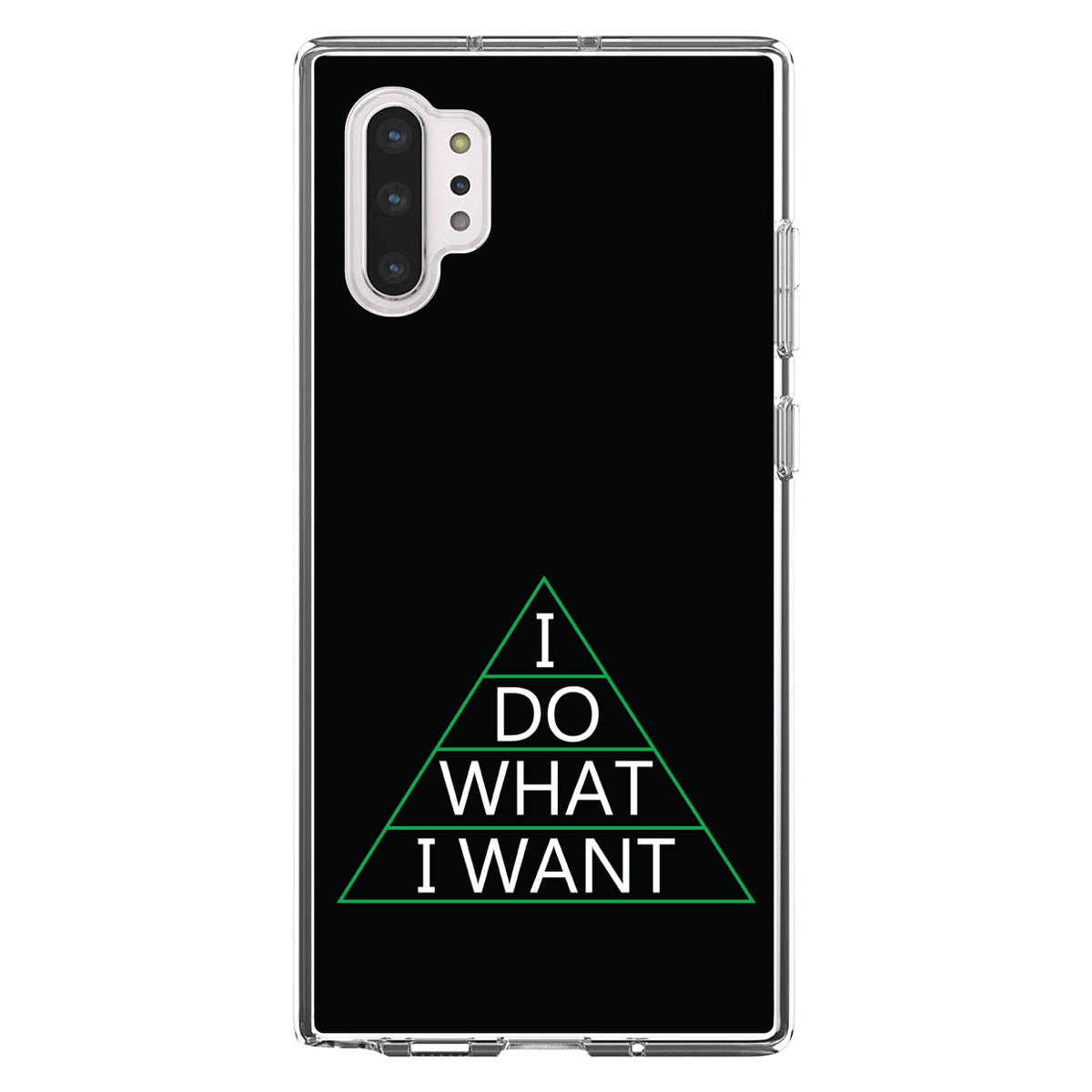 I Do What I Want Clear Shockproof iPhone Case, view 10