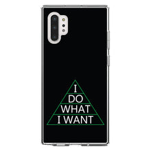 DistinctInk® Clear Shockproof Hybrid Case for Apple iPhone / Samsung Galaxy / Google Pixel - I Do What I Want