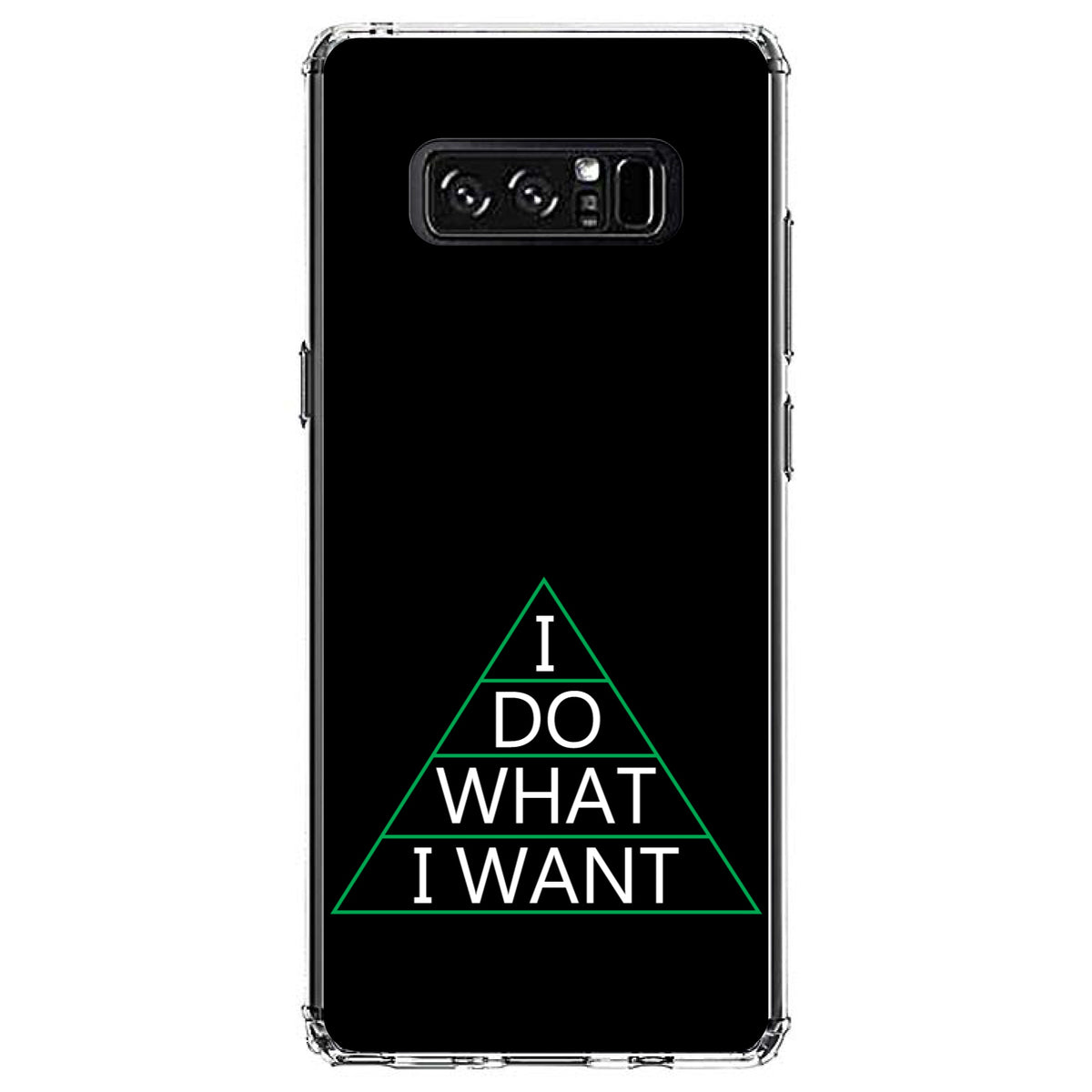 I Do What I Want Clear Shockproof iPhone Case, view 12