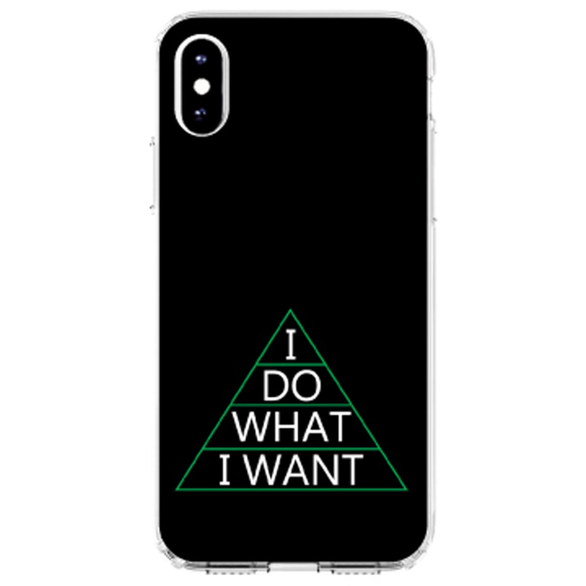 I Do What I Want Clear Shockproof iPhone Case, view 4