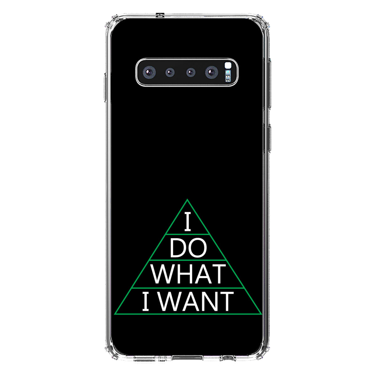 I Do What I Want Clear Shockproof iPhone Case, view 17
