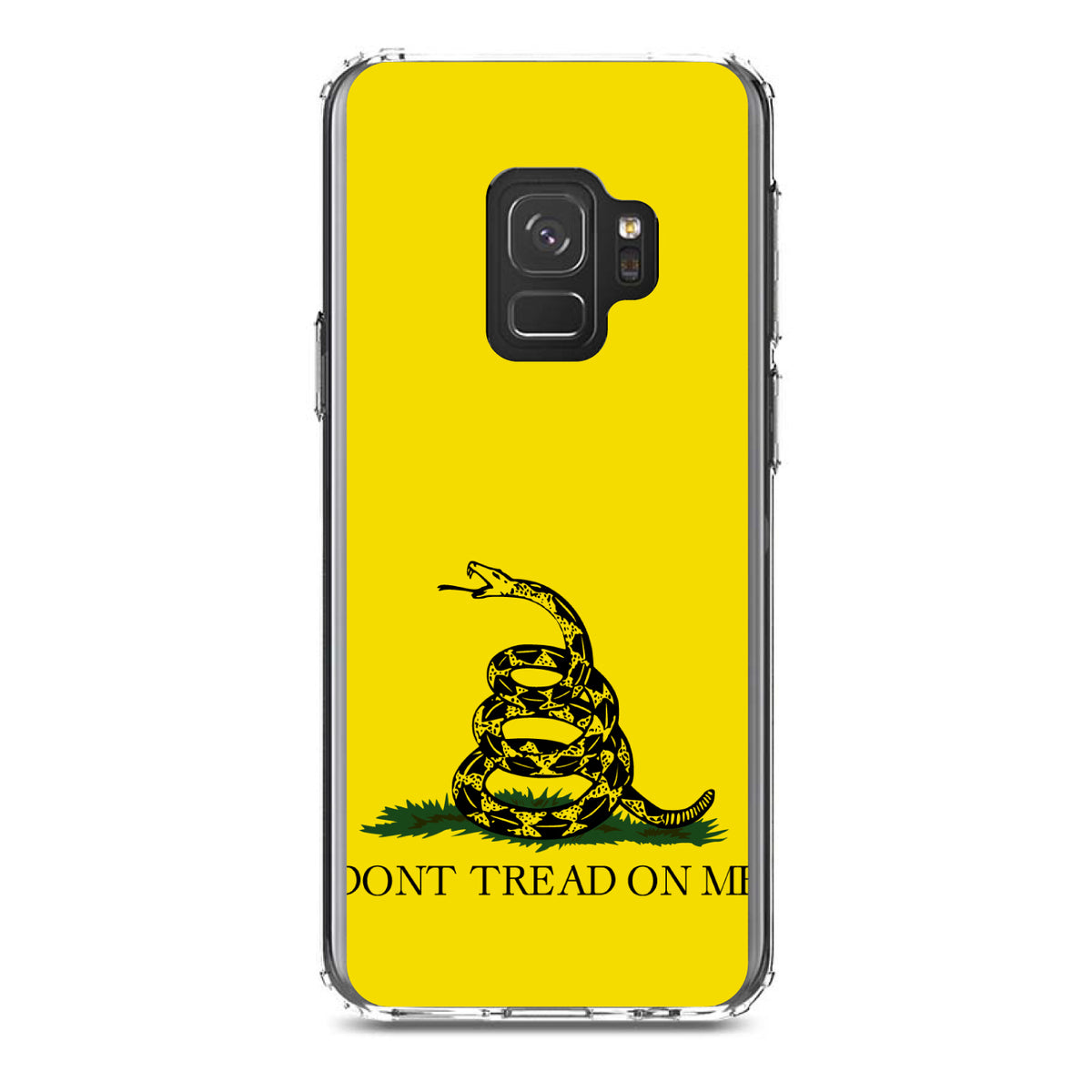 Don't Tread On Me, Gadsden Flag Clear Shockproof iPhone Case, view 19