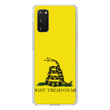 DistinctInk® Clear Shockproof Hybrid Case for Apple iPhone / Samsung Galaxy / Google Pixel - Don't Tread On Me - Gadsden Flag