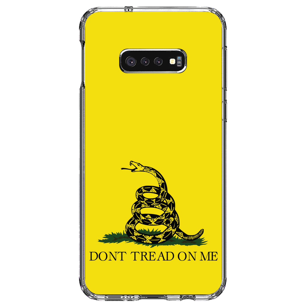 Don't Tread On Me, Gadsden Flag Clear Shockproof iPhone Case, view 18
