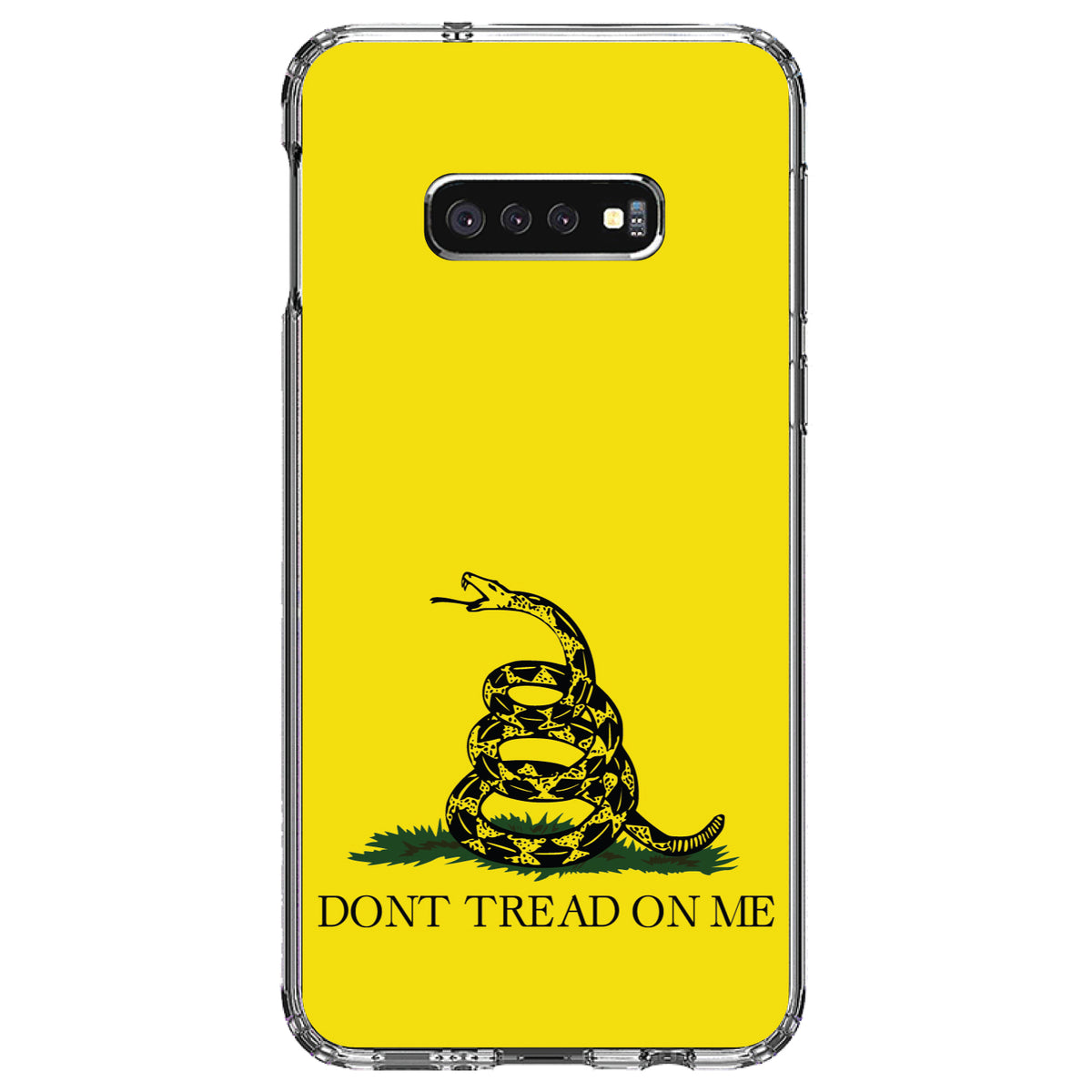 Don't Tread On Me, Gadsden Flag Clear Shockproof iPhone Case, view 18