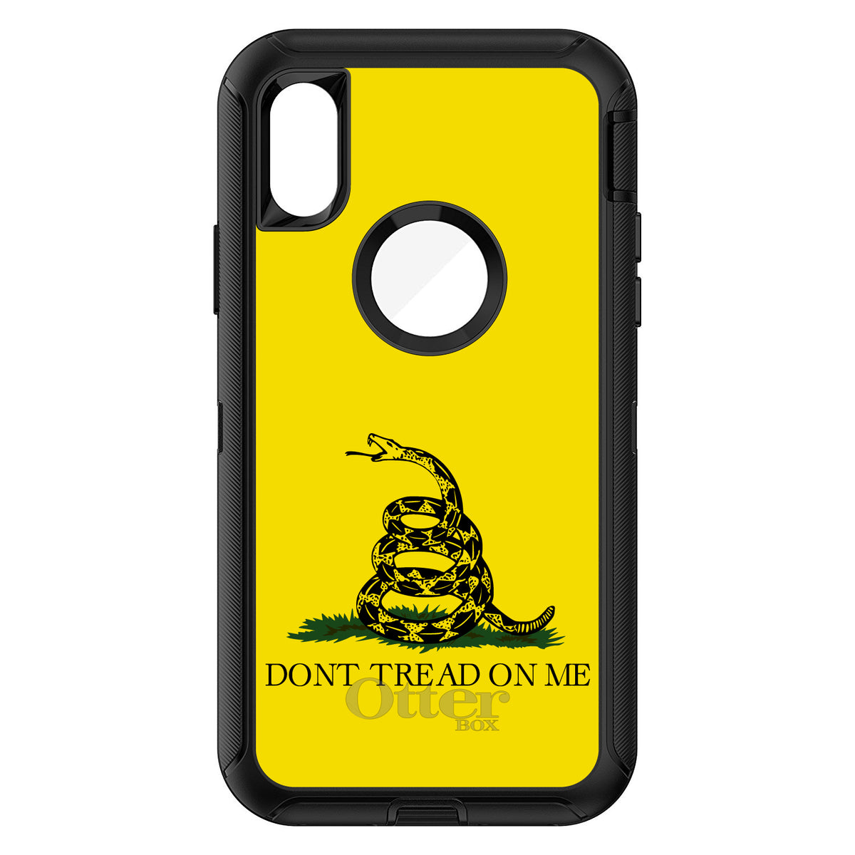 Don't Tread On Me, Gadsden Flag OtterBox Defender Case for iPhone & Galaxy, view 3