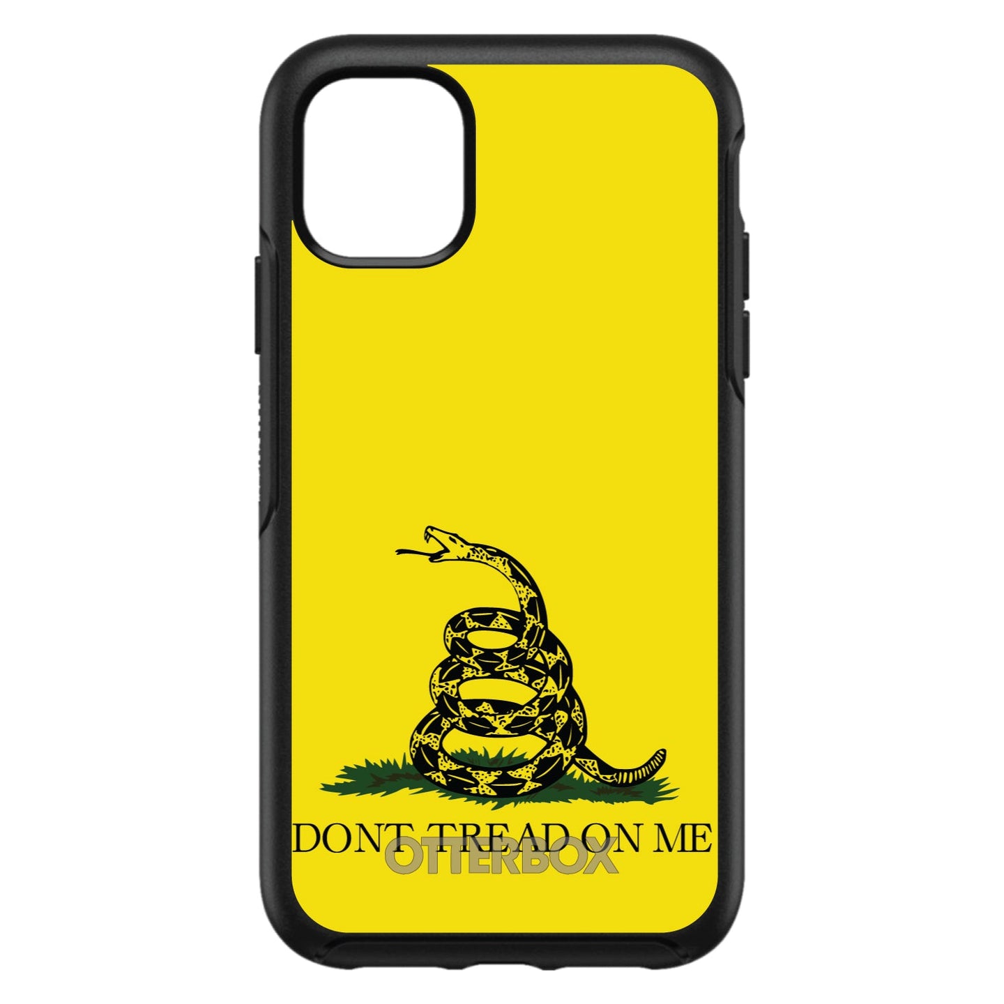 DistinctInk™ OtterBox Symmetry Series Case for Apple iPhone / Samsung Galaxy / Google Pixel - Dont Tread On Me - Gadsden Flag