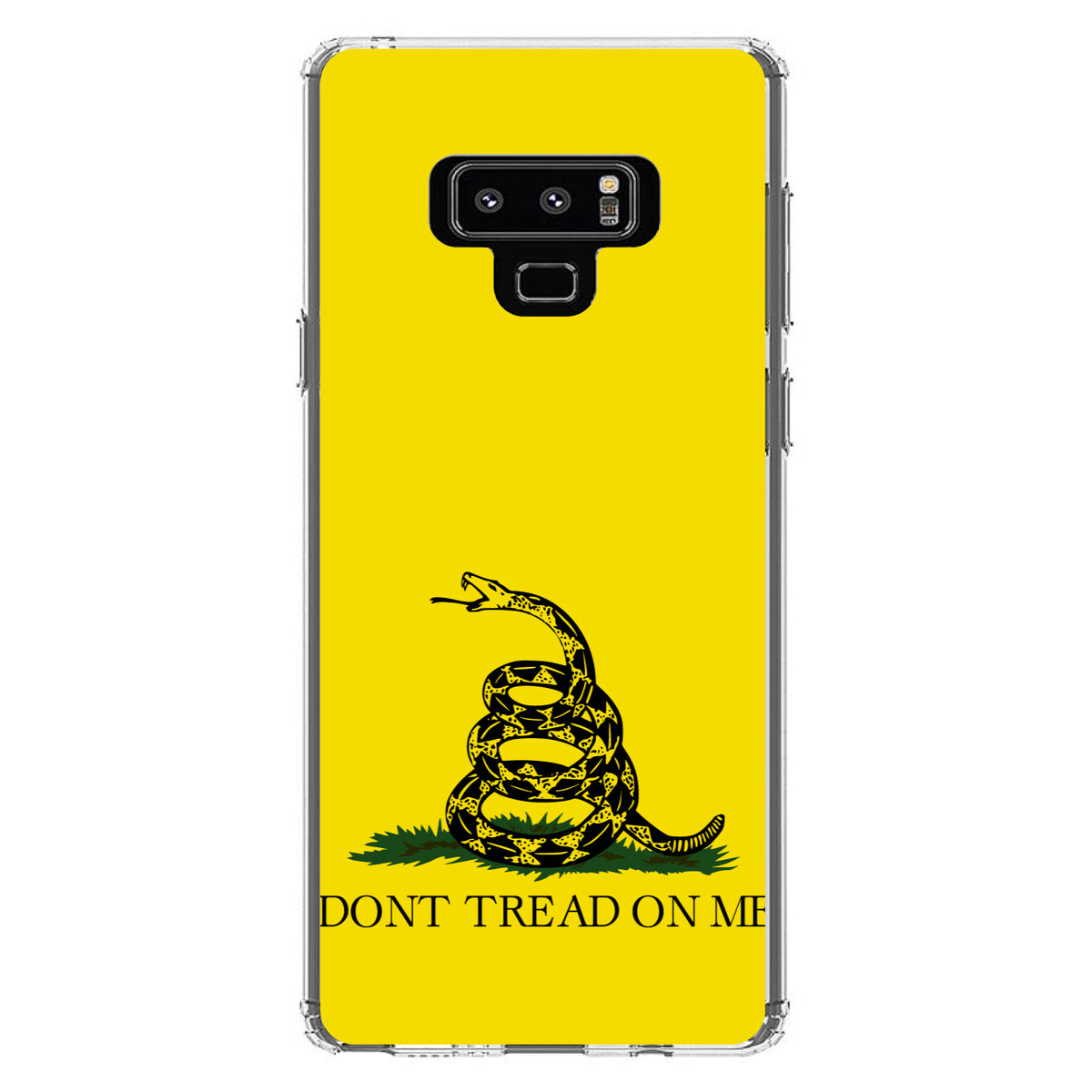 Don't Tread On Me, Gadsden Flag Clear Shockproof iPhone Case, view 11