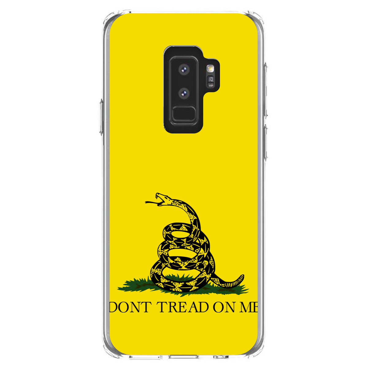 Don't Tread On Me, Gadsden Flag Clear Shockproof iPhone Case, view 20