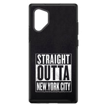 DistinctInk™ OtterBox Symmetry Series Case for Apple iPhone / Samsung Galaxy / Google Pixel - Straight Outta New York City