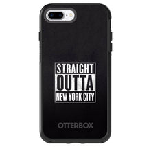 DistinctInk™ OtterBox Symmetry Series Case for Apple iPhone / Samsung Galaxy / Google Pixel - Straight Outta New York City