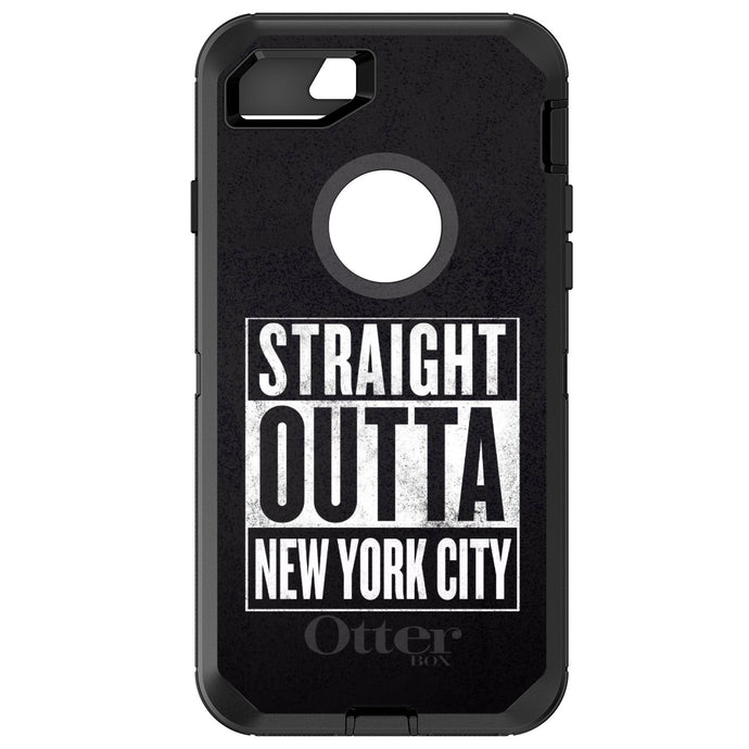 DistinctInk™ OtterBox Defender Series Case for Apple iPhone / Samsung Galaxy / Google Pixel - Straight Outta New York City