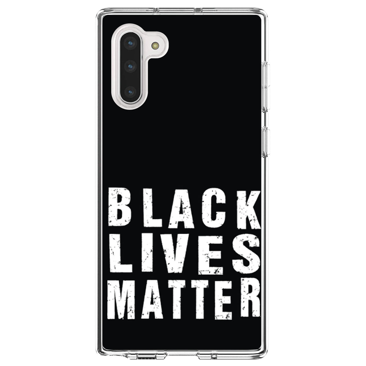 Black Lives Matter Clear Shockproof iPhone Case, view 9