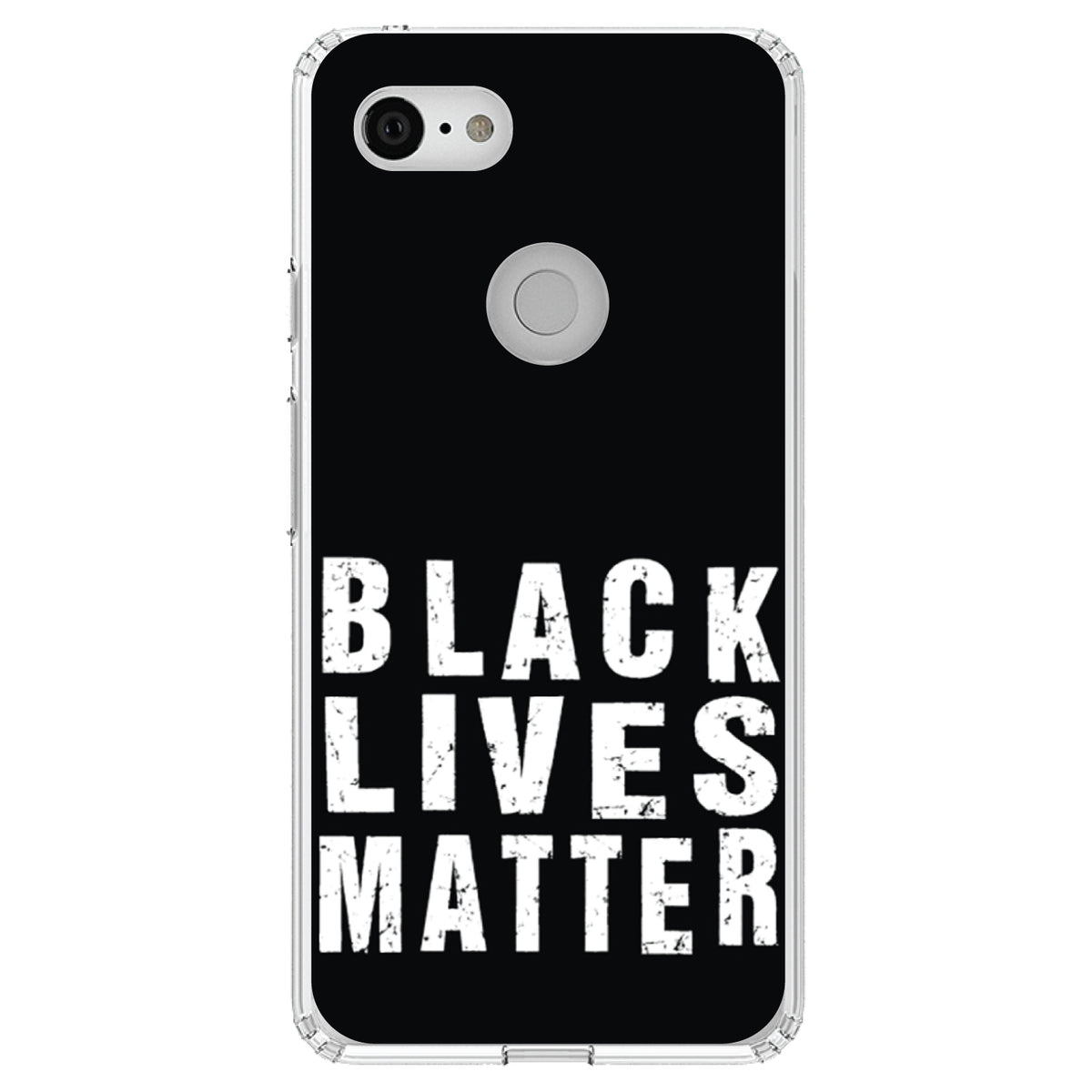Black Lives Matter Clear Shockproof iPhone Case, view 21