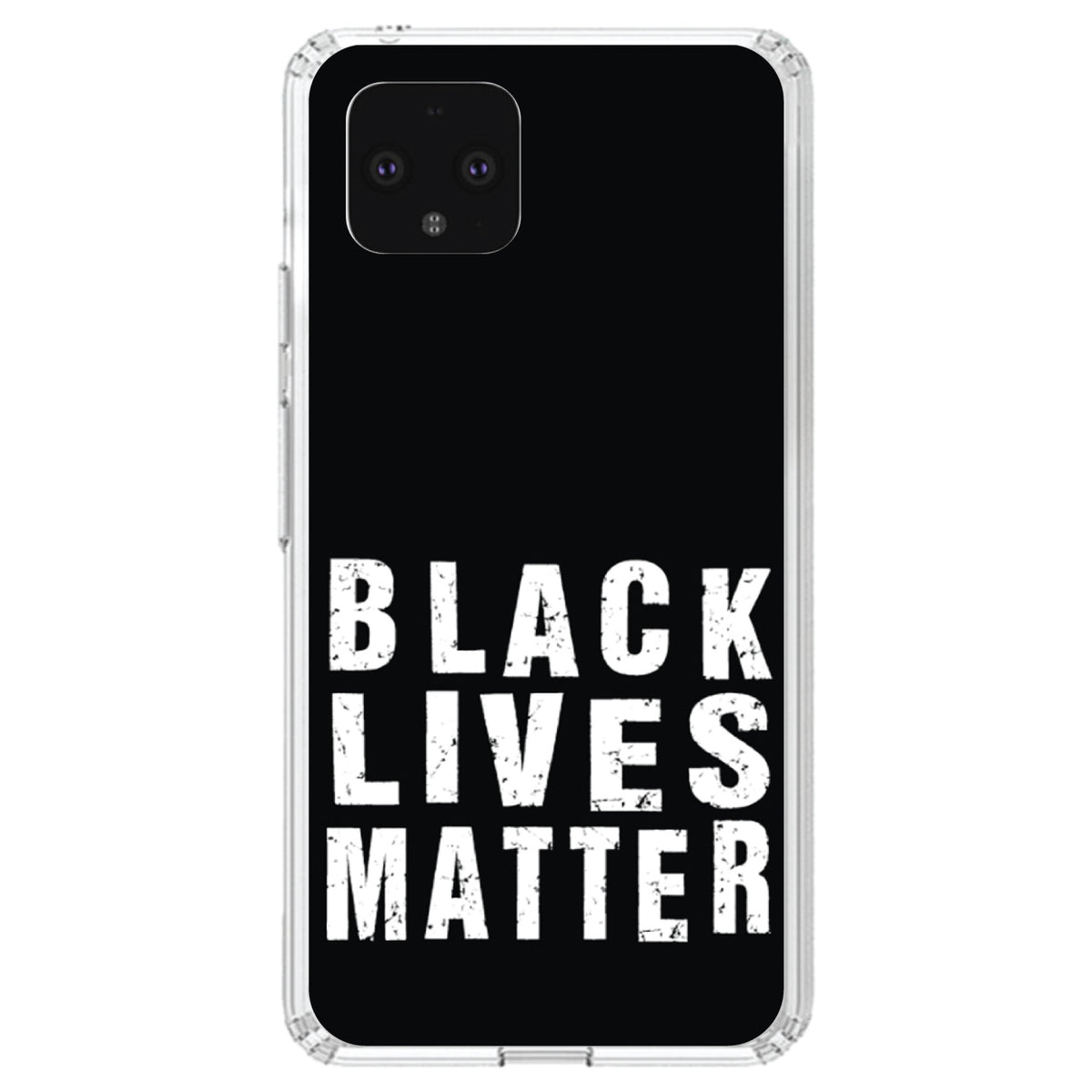 Black Lives Matter Clear Shockproof iPhone Case, view 23