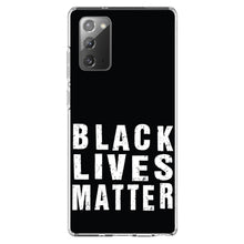 DistinctInk® Clear Shockproof Hybrid Case for Apple iPhone / Samsung Galaxy / Google Pixel - Black Lives Matter