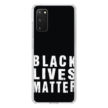 DistinctInk® Clear Shockproof Hybrid Case for Apple iPhone / Samsung Galaxy / Google Pixel - Black Lives Matter