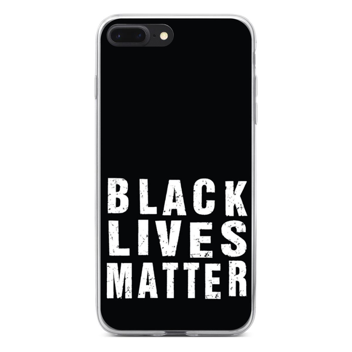 Black Lives Matter Clear Shockproof iPhone Case, view 6