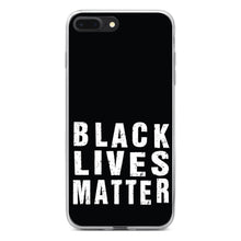 DistinctInk® Clear Shockproof Hybrid Case for Apple iPhone / Samsung Galaxy / Google Pixel - Black Lives Matter