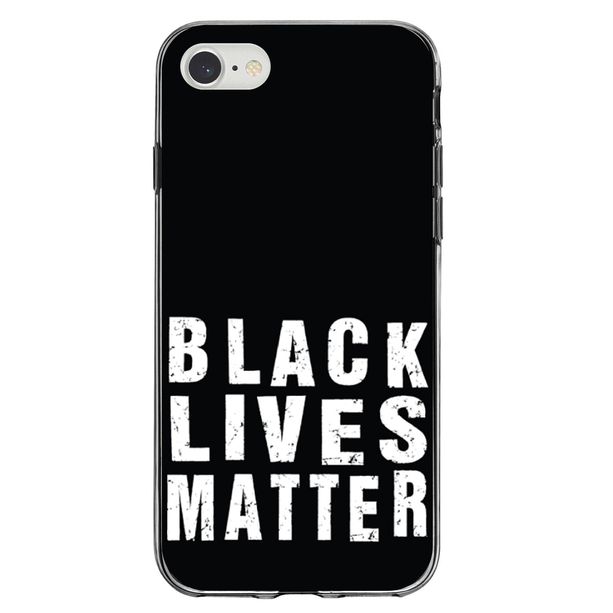Black Lives Matter Clear Shockproof iPhone Case, view 5