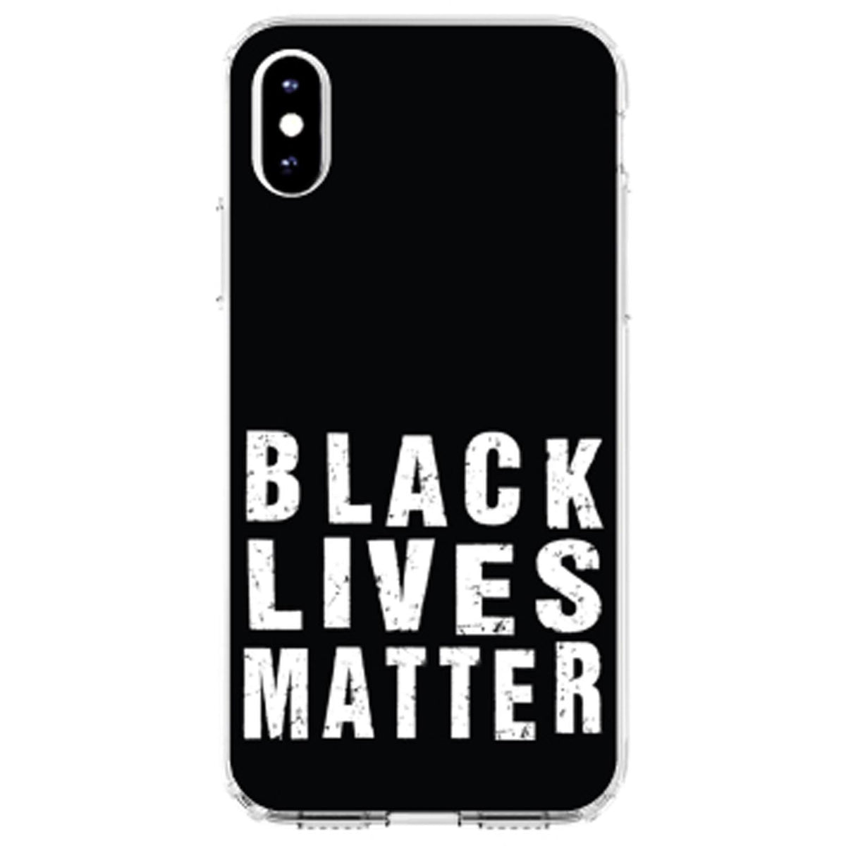 Black Lives Matter Clear Shockproof iPhone Case, view 4