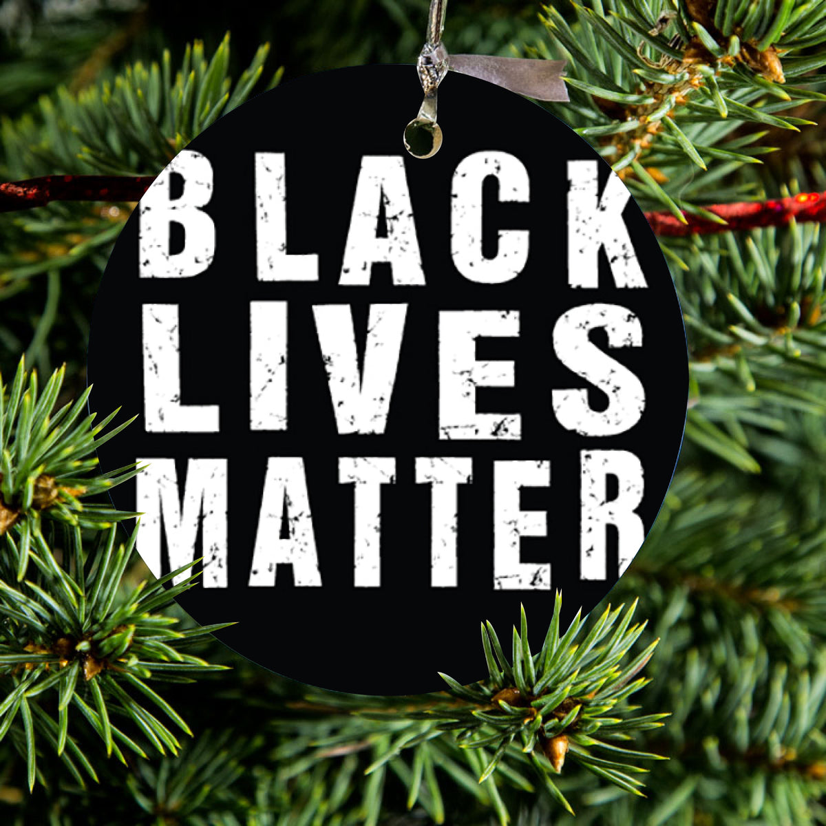 Black Lives Matter Ceramic Ornament, view 2
