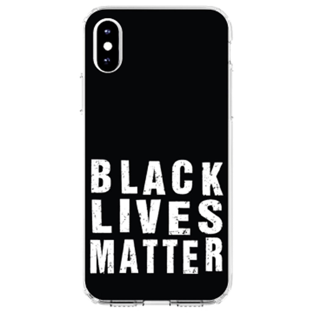 Black Lives Matter Clear Shockproof iPhone Case, view 2
