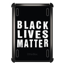 DistinctInk™ OtterBox Defender Series Case for Apple iPad / iPad Pro / iPad Air / iPad Mini - Black Lives Matter