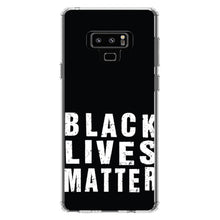 DistinctInk® Clear Shockproof Hybrid Case for Apple iPhone / Samsung Galaxy / Google Pixel - Black Lives Matter