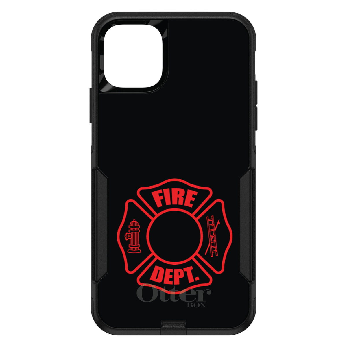 Red Fire Department OtterBox Commuter Case for iPhone & Galaxy, view 2