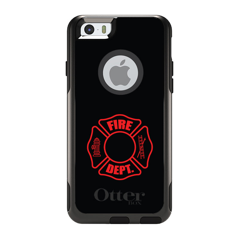Red Fire Department OtterBox Commuter Case for iPhone & Galaxy, view 4
