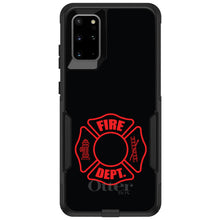 DistinctInk™ OtterBox Commuter Series Case for Apple iPhone or Samsung Galaxy - Red Fire Department