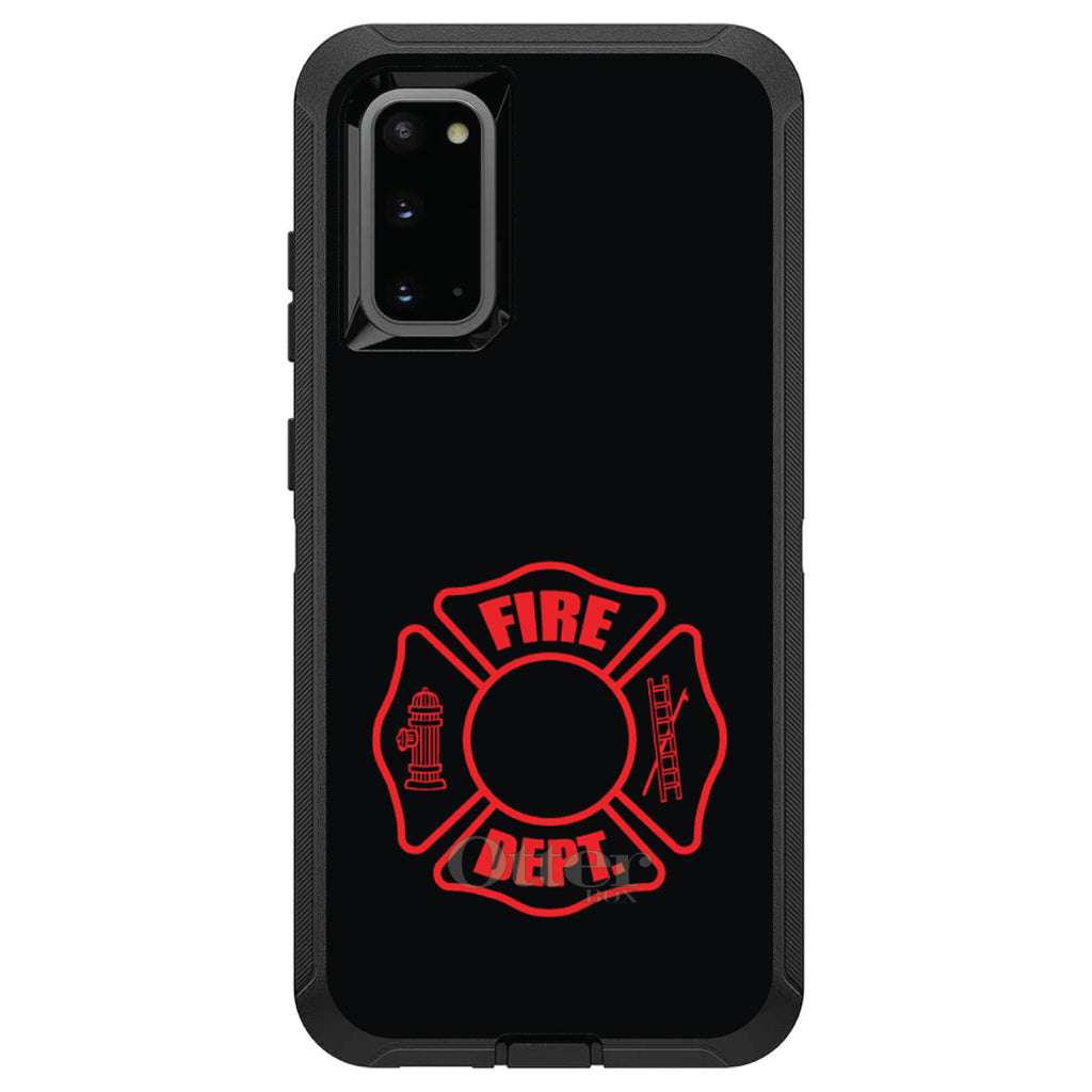 Red Fire Department OtterBox Defender Case for iPhone & Galaxy, view 8