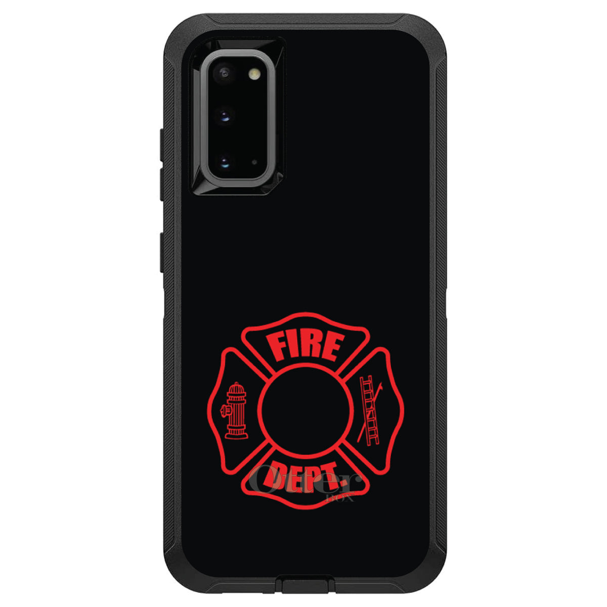 Red Fire Department OtterBox Defender Case for iPhone & Galaxy, view 8