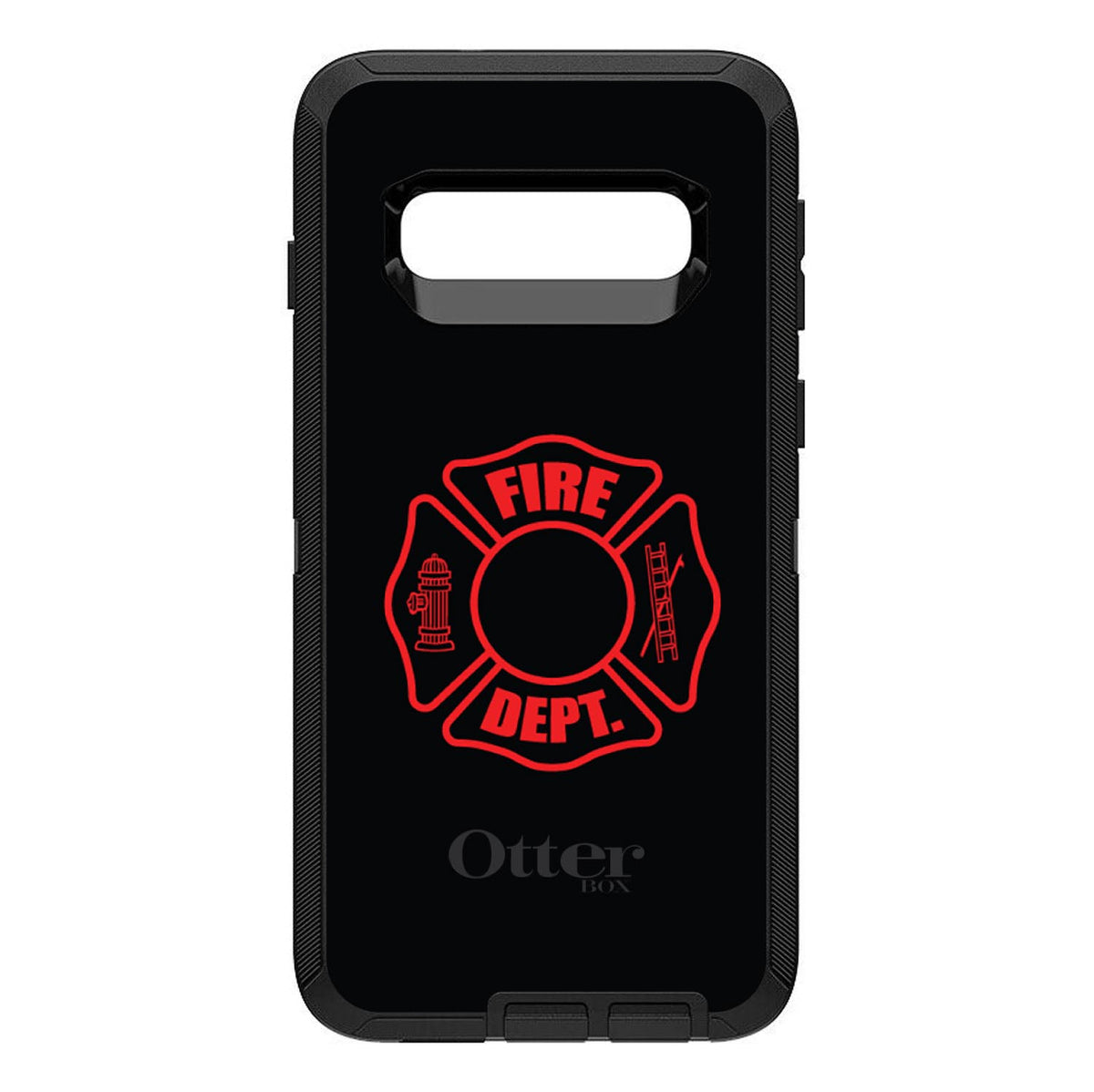 Red Fire Department OtterBox Defender Case for iPhone & Galaxy, view 9