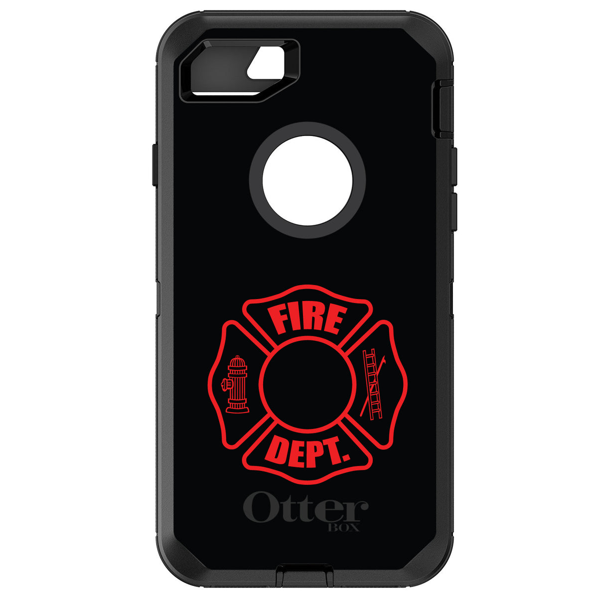 Red Fire Department OtterBox Defender Case for iPhone & Galaxy