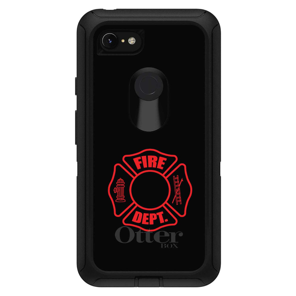 Red Fire Department OtterBox Defender Case for iPhone & Galaxy, view 18