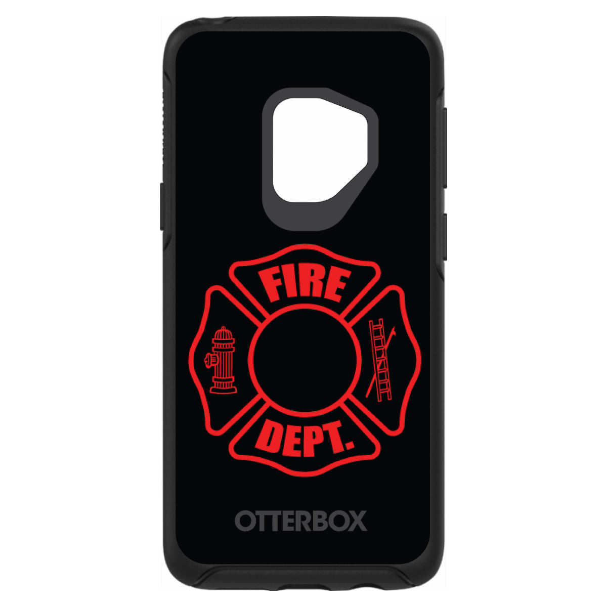 Red Fire Department OtterBox Symmetry Case for iPhone & Galaxy, view 8