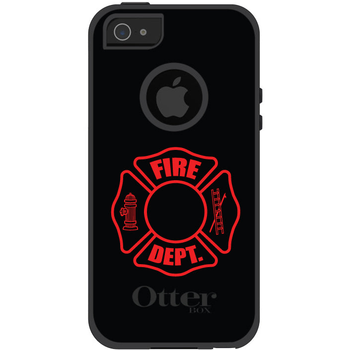Red Fire Department OtterBox Commuter Case for iPhone & Galaxy, view 5