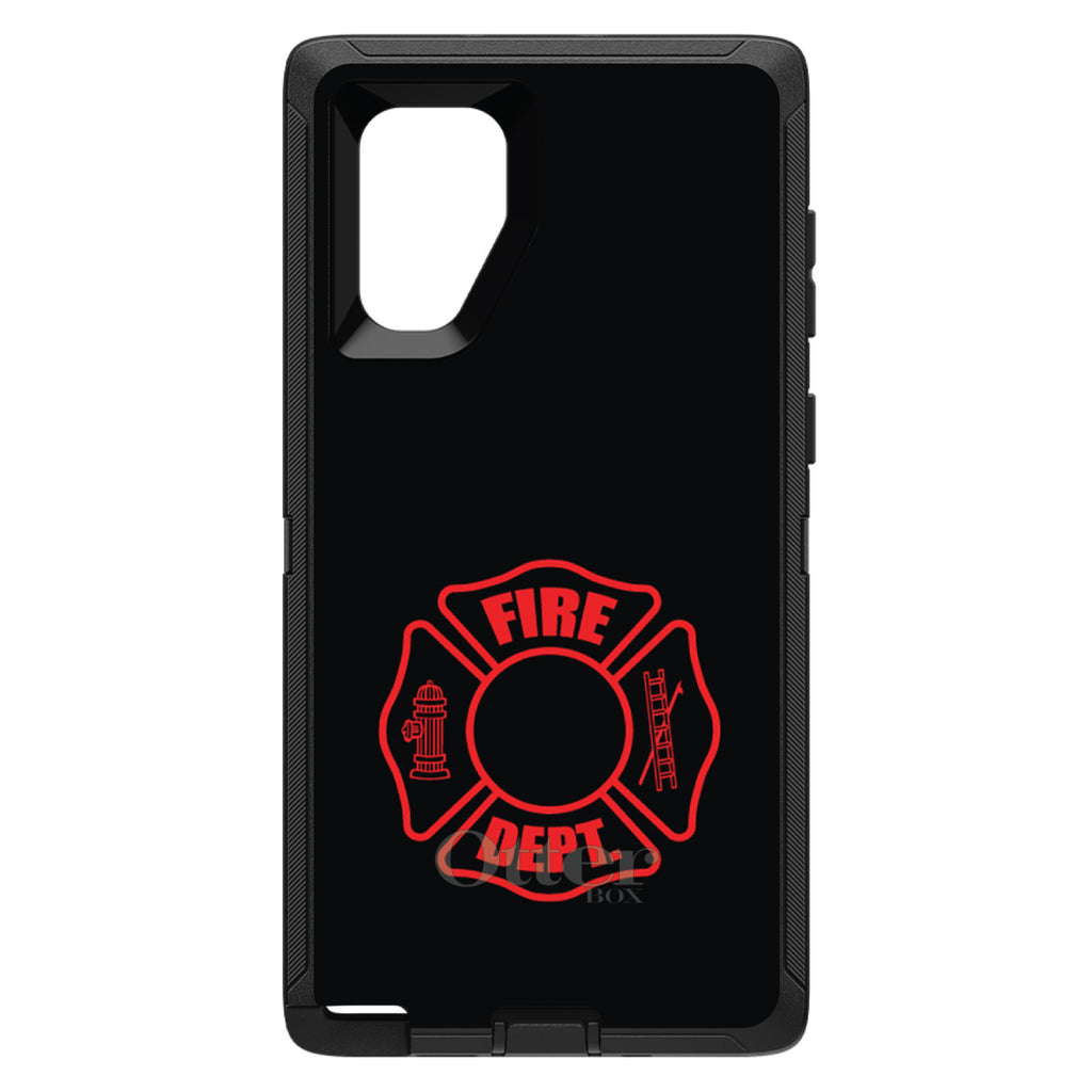 Red Fire Department OtterBox Defender Case for iPhone & Galaxy, view 14