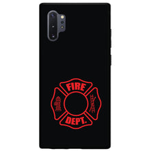 DistinctInk® Hard Plastic Snap-On Case for Apple iPhone or Samsung Galaxy - Red Fire Department