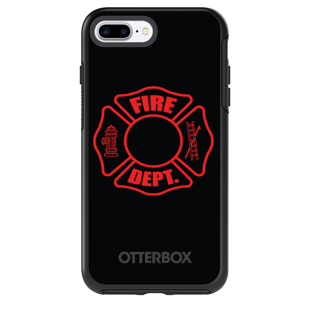 Red Fire Department OtterBox Symmetry Case for iPhone & Galaxy, view 2