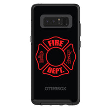 DistinctInk™ OtterBox Symmetry Series Case for Apple iPhone / Samsung Galaxy / Google Pixel - Red Fire Department