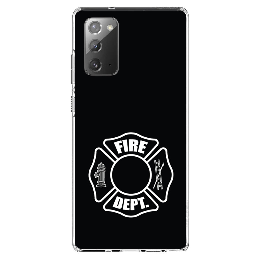 White Fire Department Maltese Cross Clear Shockproof iPhone Case, view 8