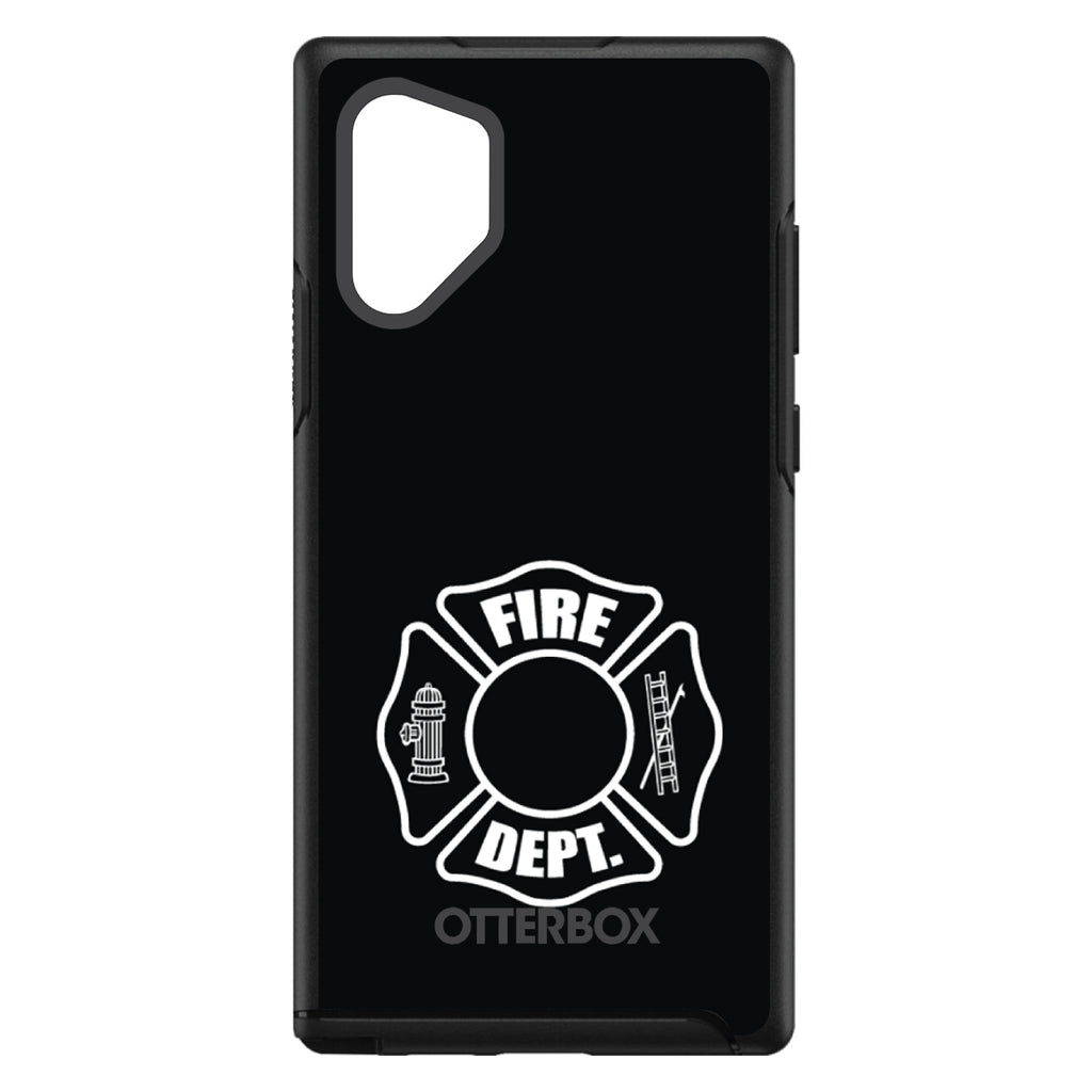 White Fire Department OtterBox Symmetry Case for iPhone & Galaxy, view 11