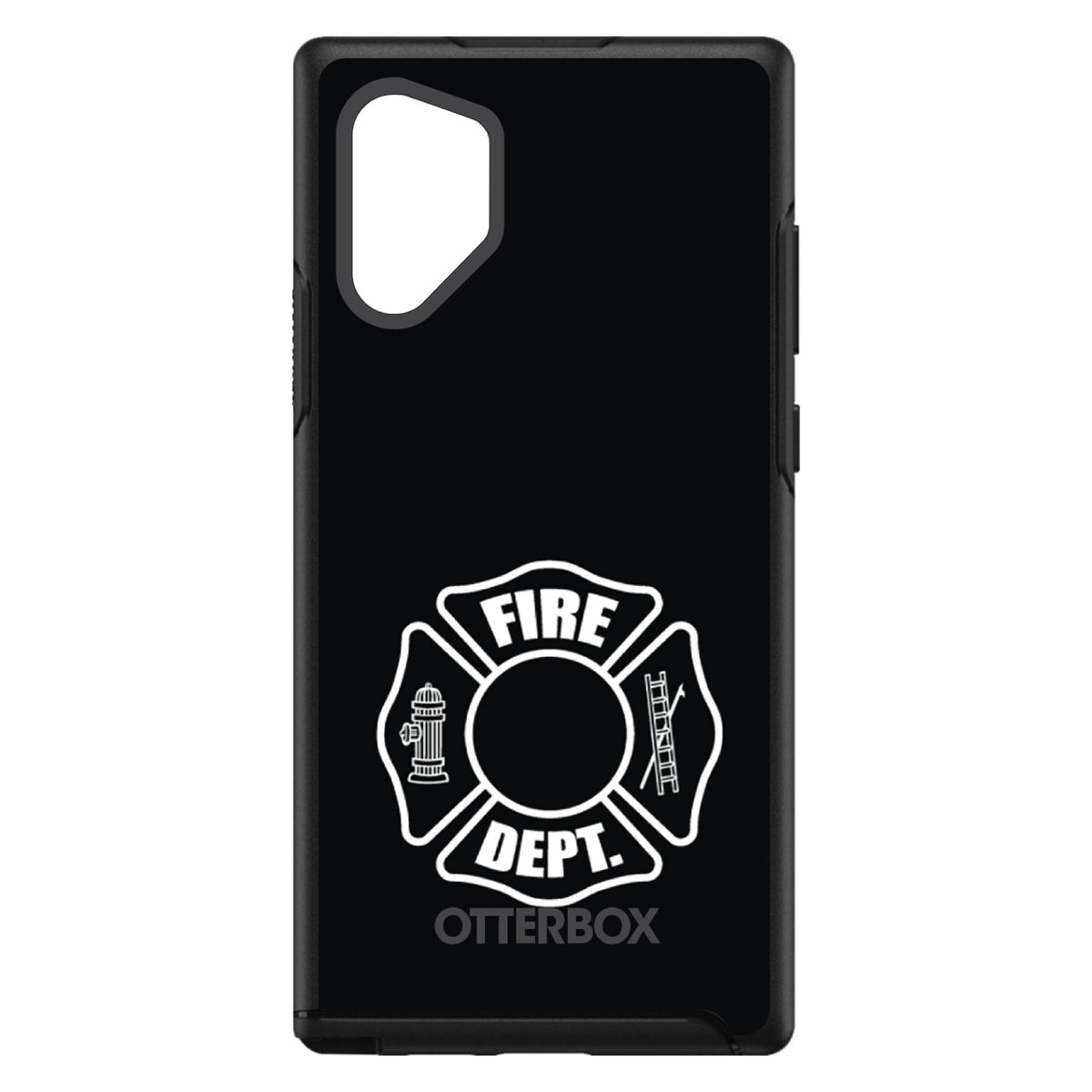 White Fire Department OtterBox Symmetry Case for iPhone & Galaxy, view 11