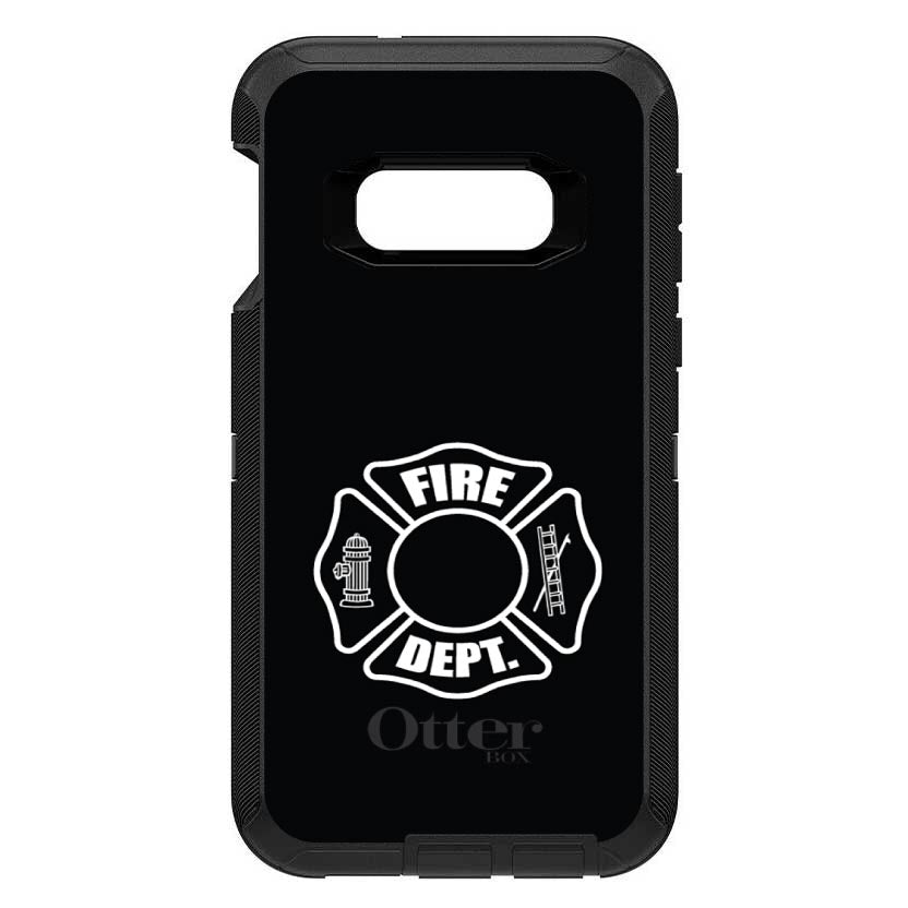 White Fire Department OtterBox Defender Case for iPhone & Galaxy, view 10