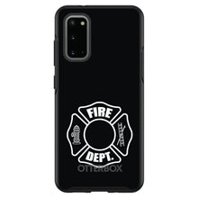 DistinctInk™ OtterBox Symmetry Series Case for Apple iPhone / Samsung Galaxy / Google Pixel - White Fire Department