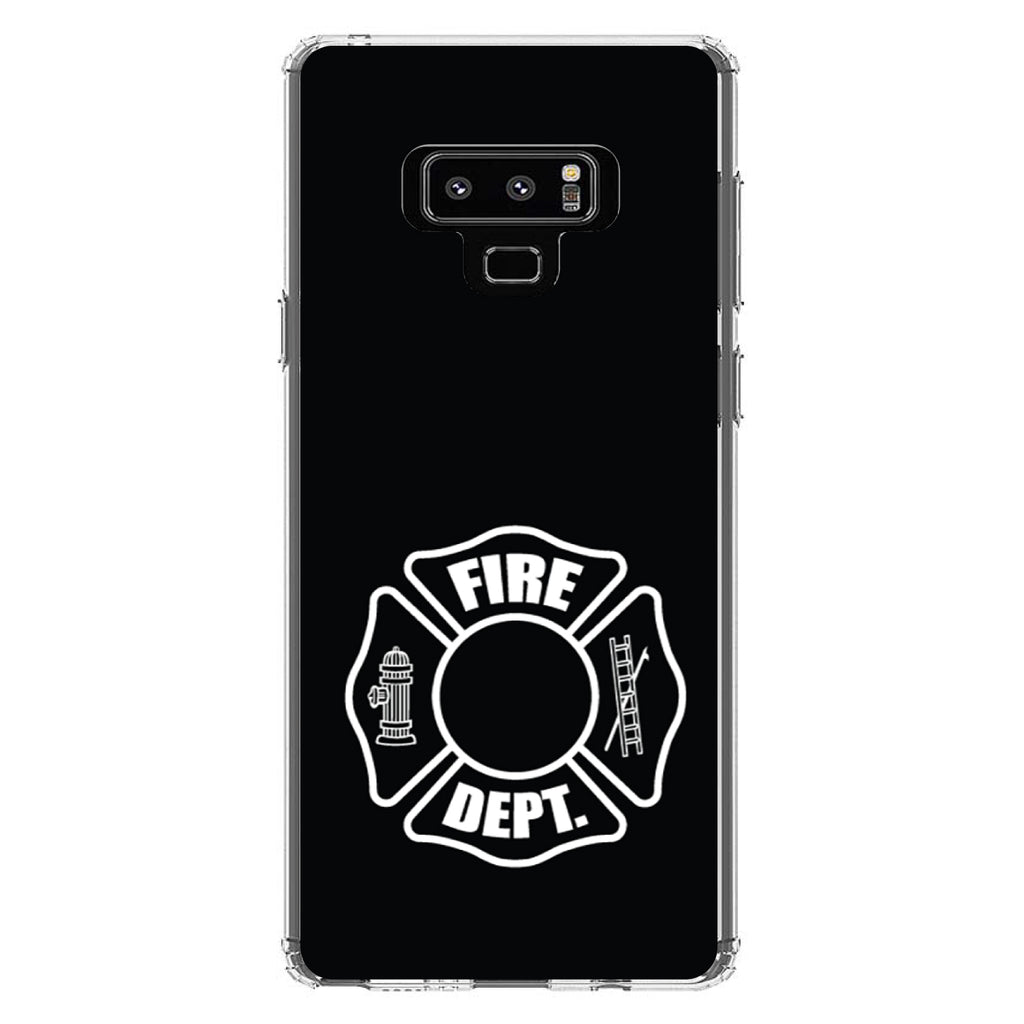 White Fire Department Maltese Cross Clear Shockproof iPhone Case, view 11